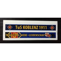 Aufkleber im Schal Design