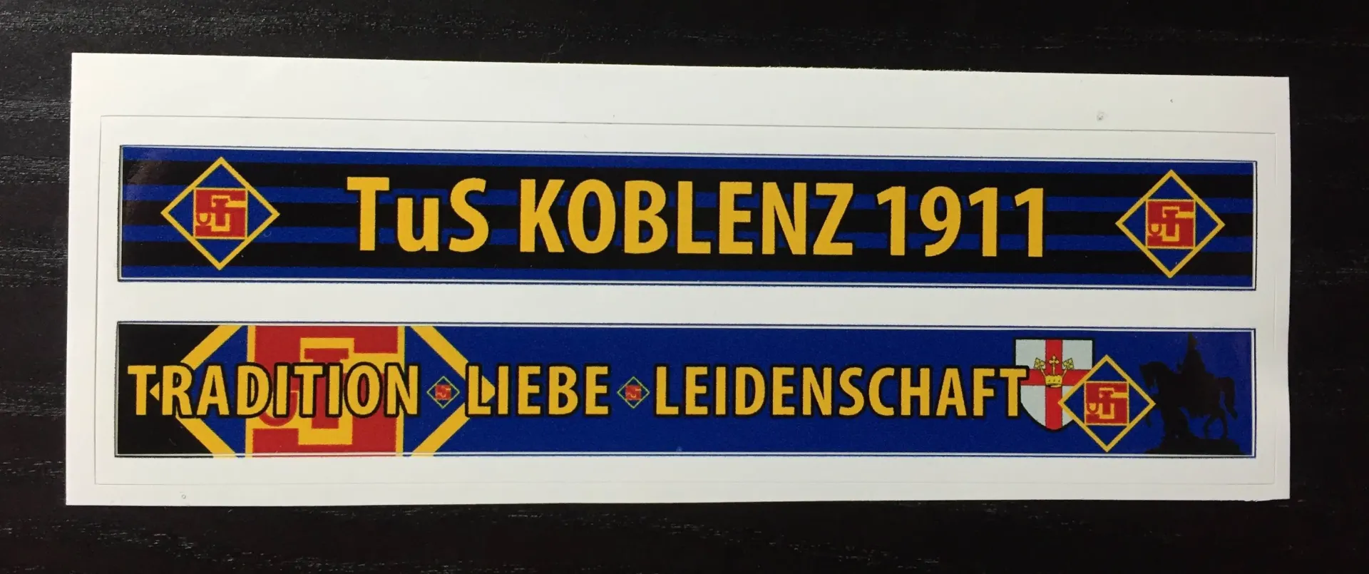 [1911000101] Aufkleber im Schal Design