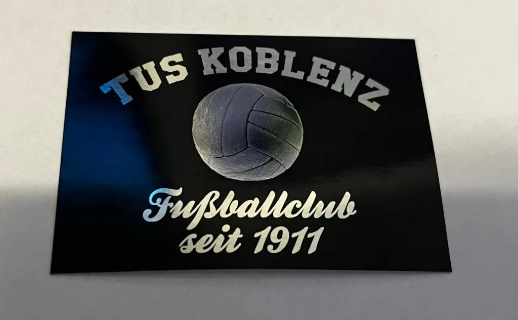 [78] Aufkleber Retrodesign "Fussballklub"