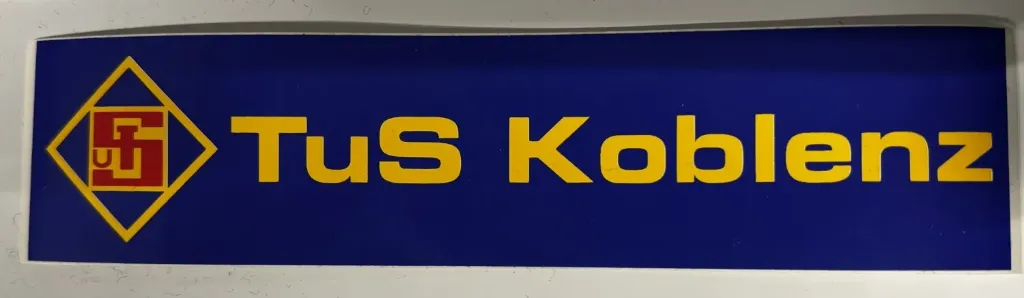 [114] Aufkleber Schriftzug "TuS Koblenz"